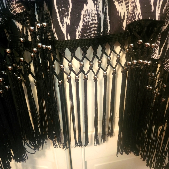 Jennifer Lopez black kimono size S/M - Picture 2 of 3